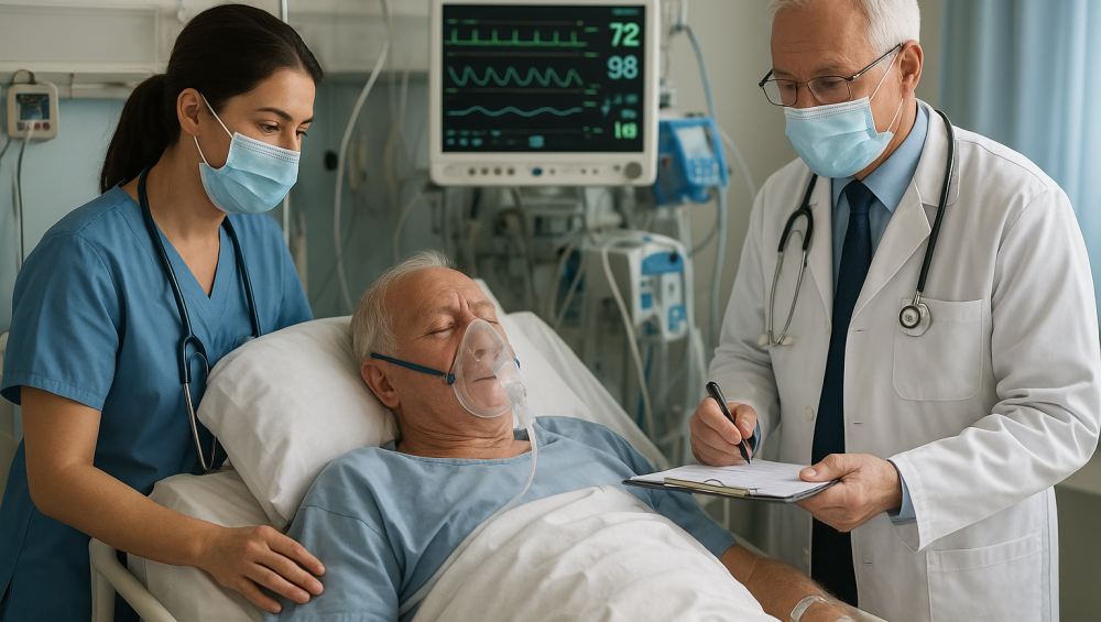 ویزیت و مراقبت بیماران بستری در ICU